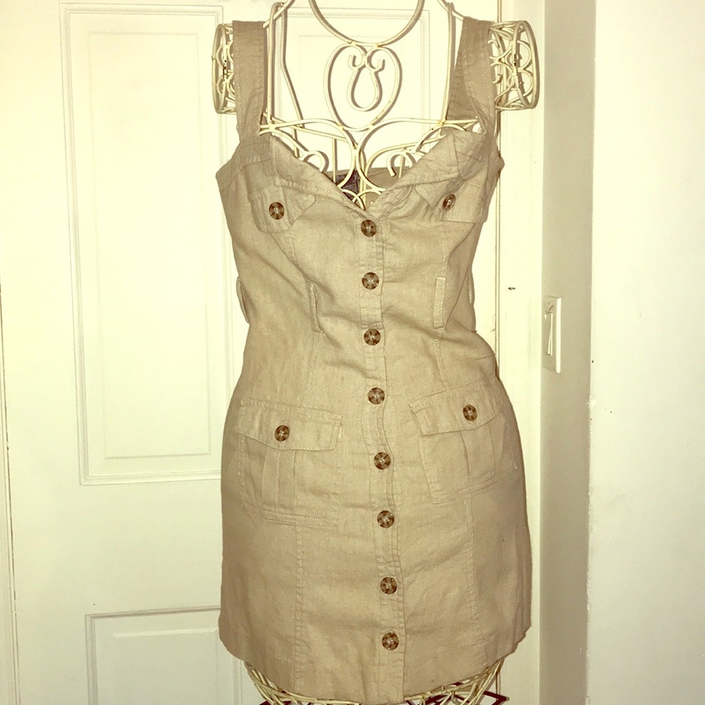 Poetry Clothing. Button-up dress. Size Small